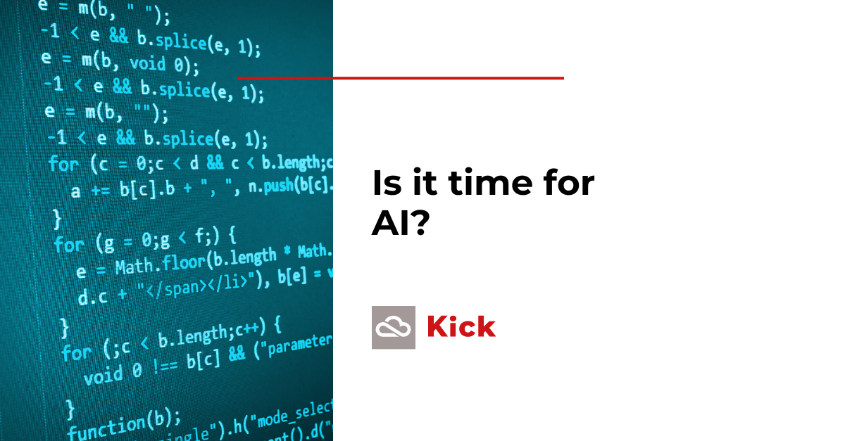 {Is it time for AI? Blog listing image]